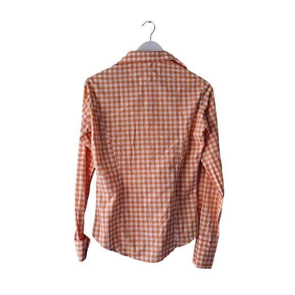Daniele Alessandrini Bundle of 2 Gingham Plaid Button Up Shirts Womens S & M - Picture 4 of 16